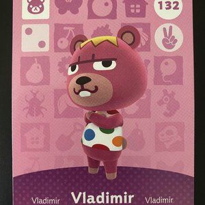 Authentic Vladimir #132 | Animal Crossing Amiibo